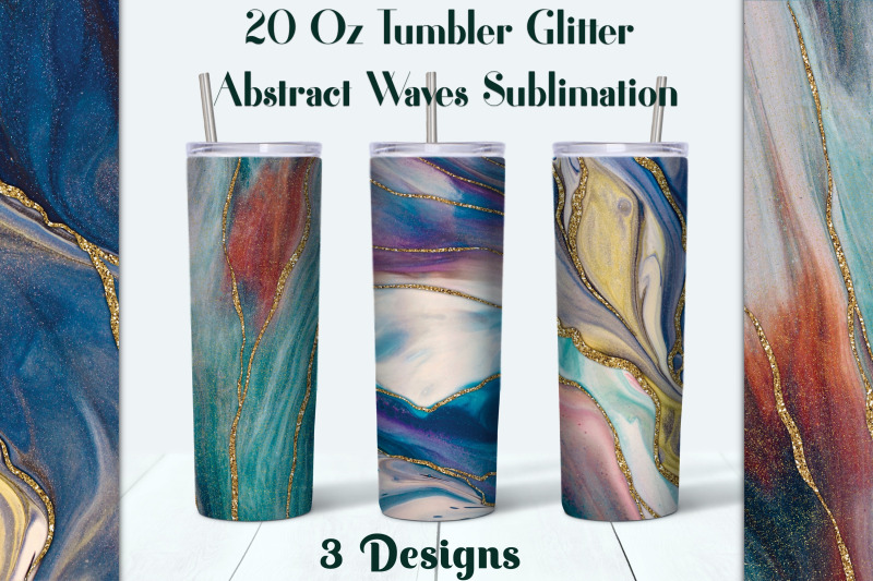 3-abstract-waves-with-gold-tumbler-sublimation-designs