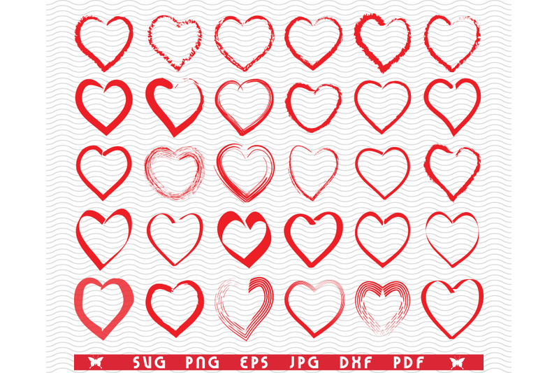 svg-hearts-hand-drawn-red-silhouettes-digital-clipart