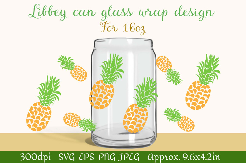 can-glass-wrap-design-16oz-pineapple-svg