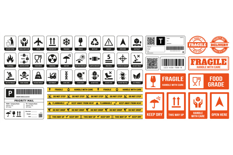 packaging-stickers-parcel-direction-info-fragile-warning-sticker-and