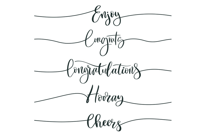 congratulatory-continuous-line-lettering-enjoy-congrats-and-cheers-c