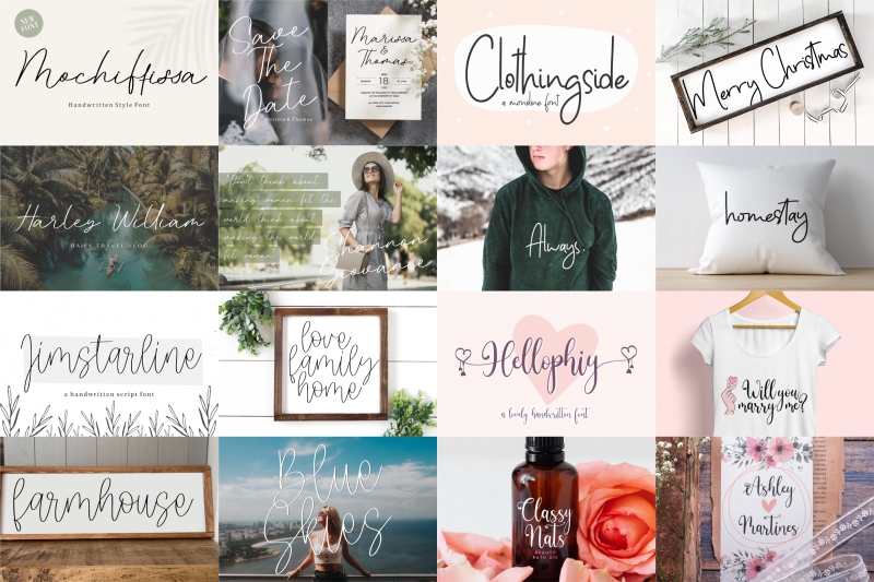 handwritten-nbsp-collections-font-bundle