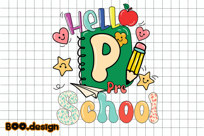 hello-preschool-grade-graphics-design