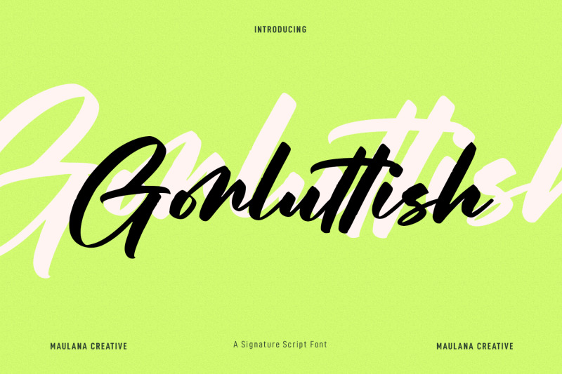 gorluttish-script-font