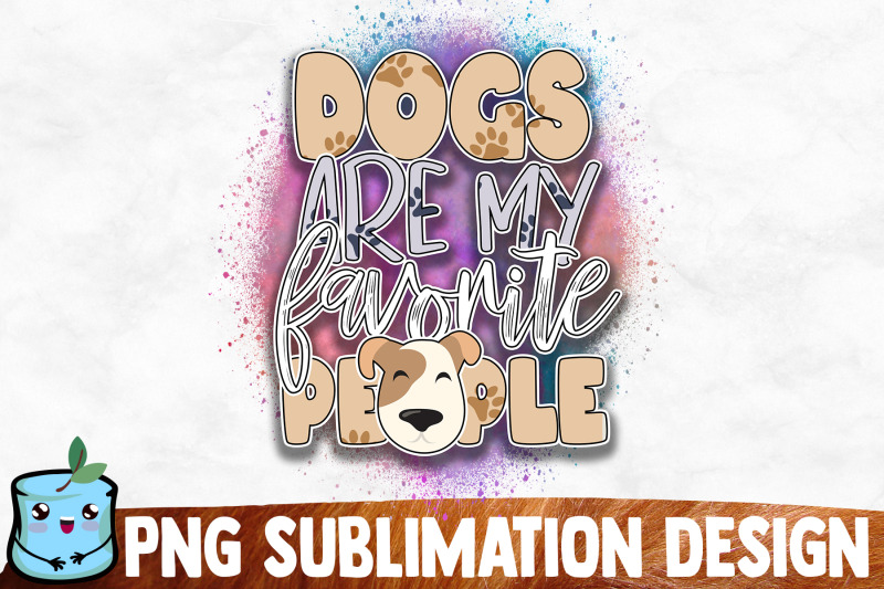 dogs-are-my-favorite-people-sublimation-design