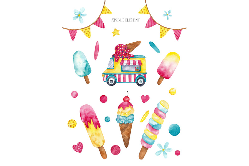 ice-cream-watercolor-clipart