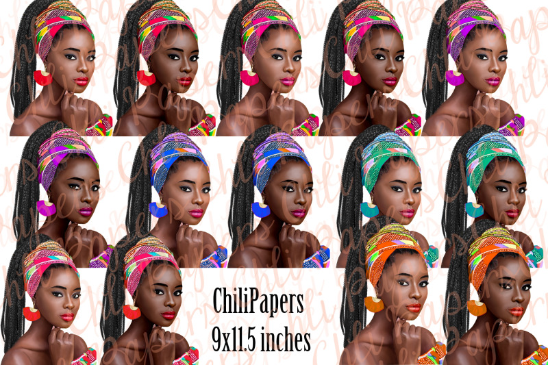 afro-girls-clipart-black-woman-clipart-fashion-girls