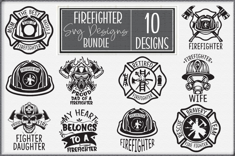 firefighter-svg-bundle-10-designs