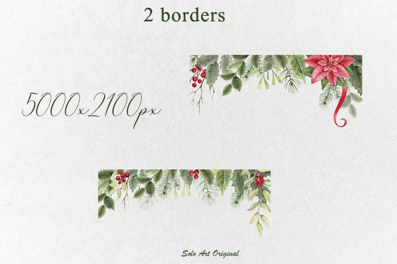 christmas-border-poinsettia-holly-berries-leaves-floral-frame-clipart