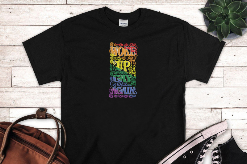 funny-lgbtq-rainbow-woke-up-gay-again-embroidery-lgbtq-rainbow-pride