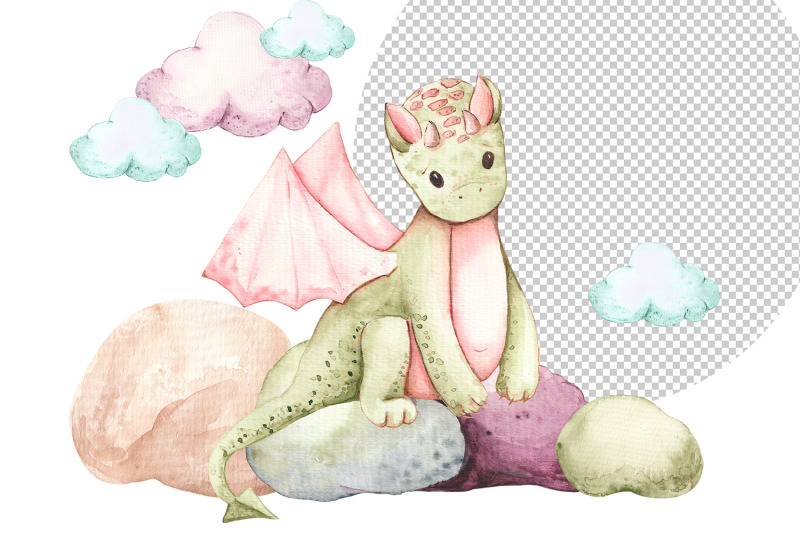 boho-dragon-sublimation-design-boho-animals-sublimation-png