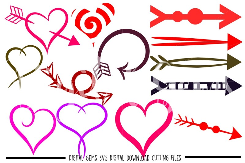 hearts-and-arrows-svg-dxf-eps-png-files