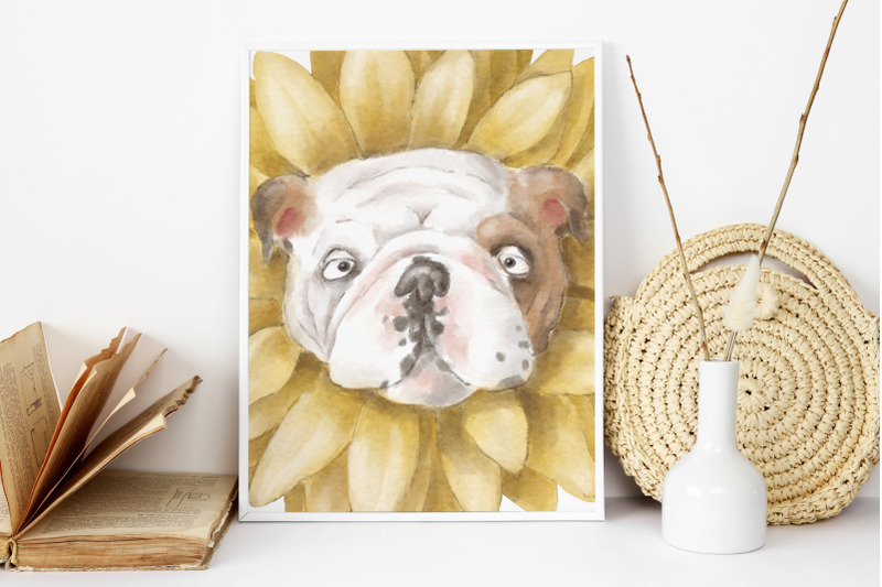 english-bulldog-characters-patterns