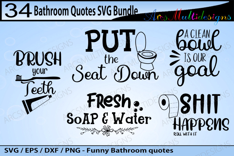 bathroom-quotes-svg-bundle