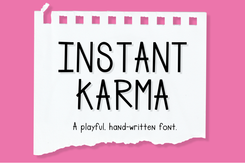 instant-karma-font