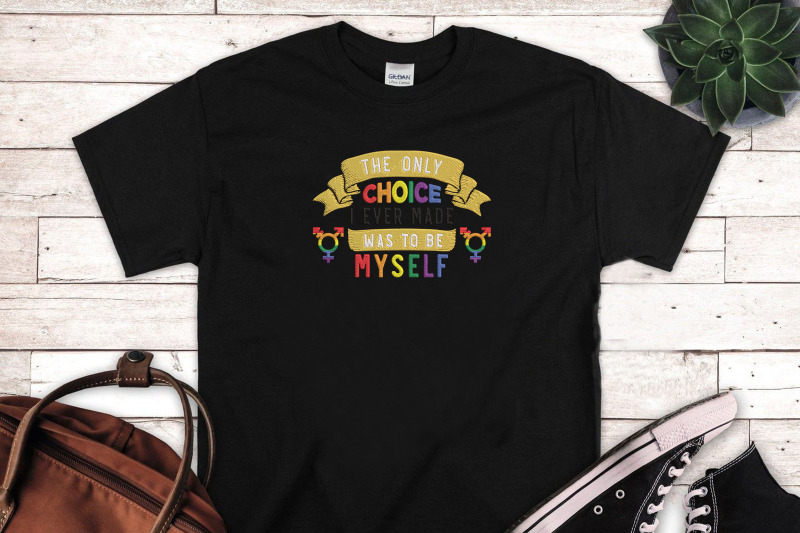 the-choice-i-made-was-to-be-myself-lgbt-embroidery-lgbt-rainbow-pride