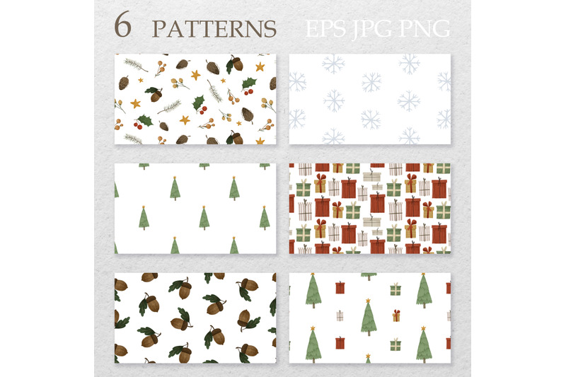 christmas-digital-papers-christmas-patterns
