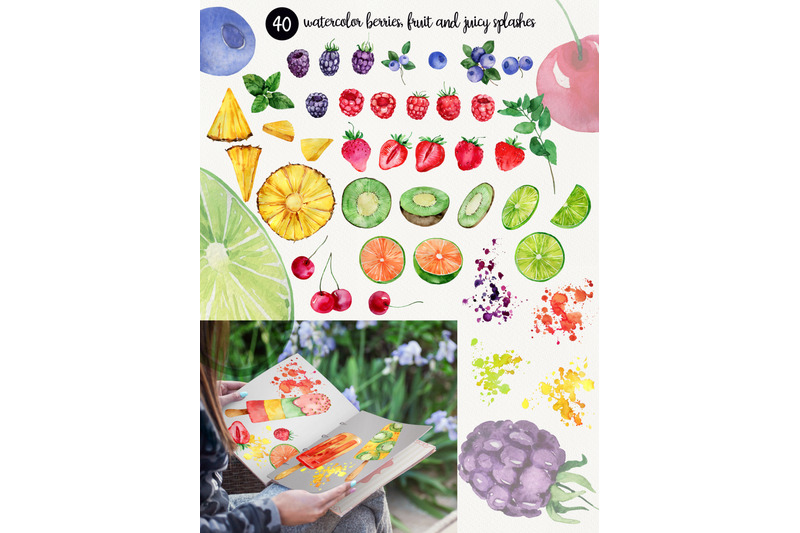 watercolor-popsicles-amp-berries-clipart