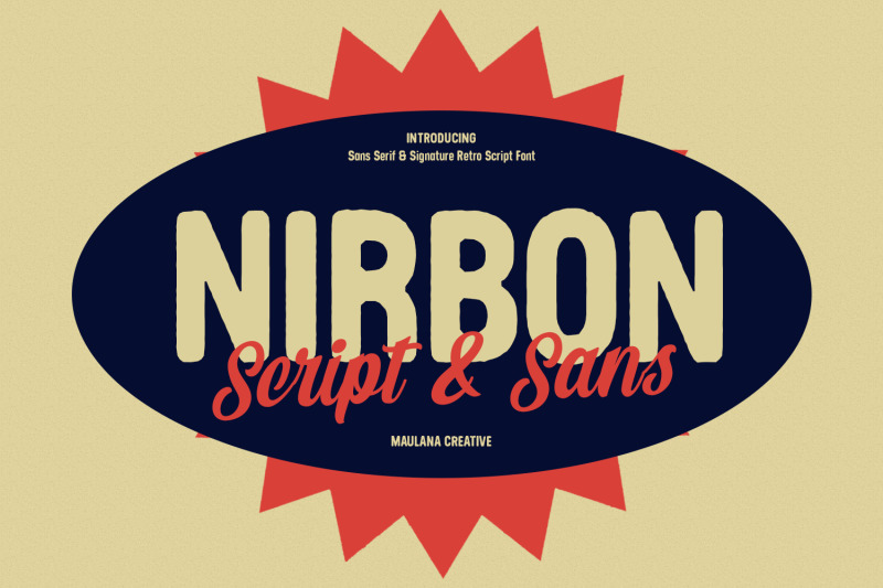 nirbon-display-font