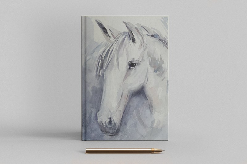 white-horse-watercolor-print