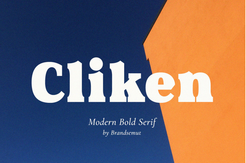 cliken-ndash-modern-bold-serif