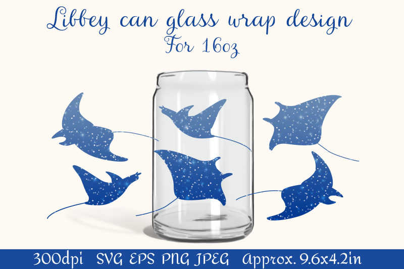 can-glass-wrap-design-16oz-stingray-svg