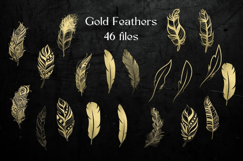 gold-feathers-collection