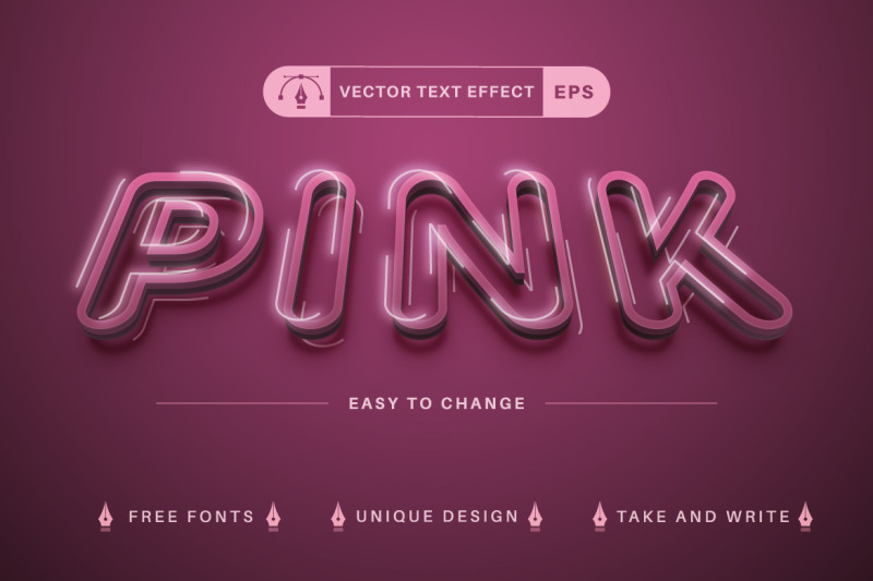 set-10-editable-text-effects-font-styles