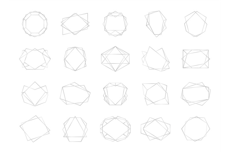 polyhedron-frame-silver-empty-multangular-borders-geometric-shapes-w