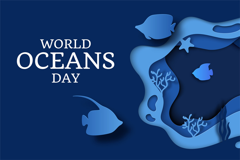 world-oceans-day-paper-cut-poster-of-summer-international-holiday-si