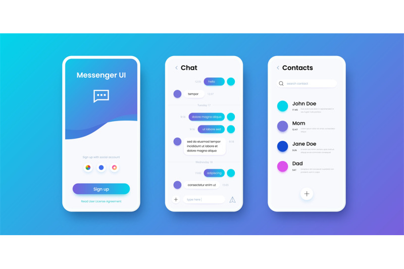 chat-app-smartphone-messenger-communication-application-ui-templates