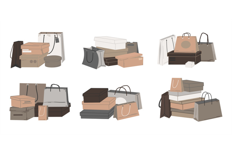 shoe-boxes-piles-of-store-packets-and-cardboard-containers-cartoon-s