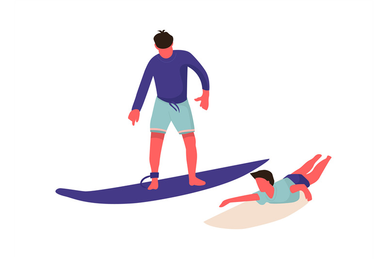 people-at-beach-cartoon-men-surfing-cute-characters-swimming-togethe