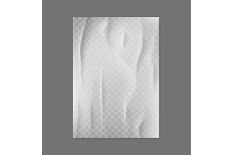 glued-paper-realistic-blank-creased-poster-3d-crumpled-page-with-fol