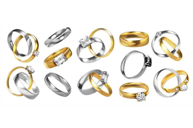 wedding-rings-realistic-jewelry-golden-ceremony-rings-silver-honeym