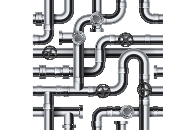 seamless-pipeline-pattern-realistic-water-and-gas-engineering-plumbin