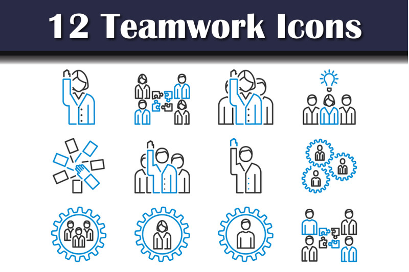 teamwork-icon-set