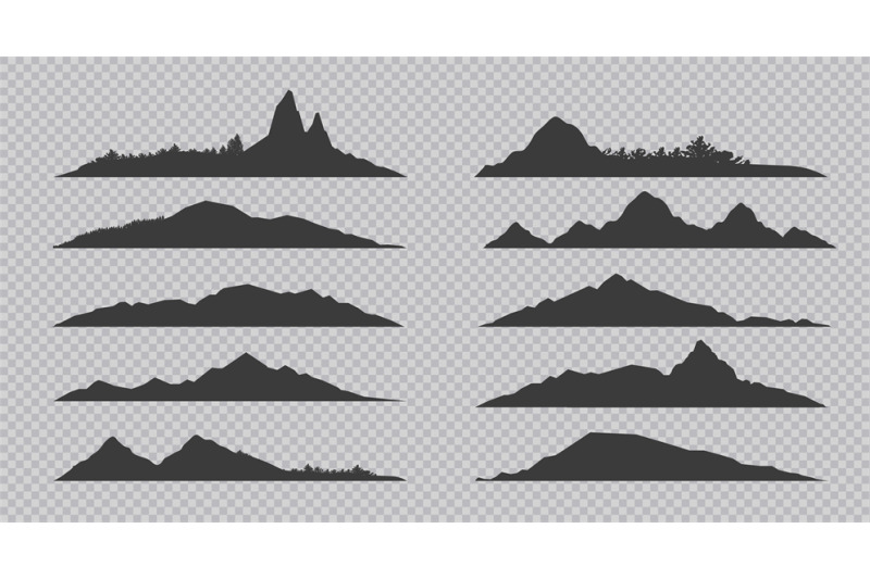 mountain-silhouette-black-outline-rocks-and-hills-with-forests-conto