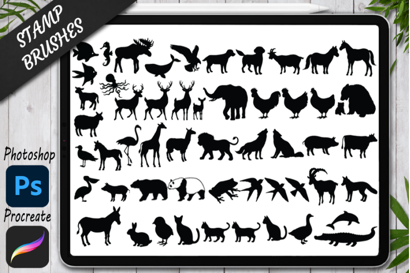animals-stamps-brushes-for-procreate-and-photoshop-ipad-procreate