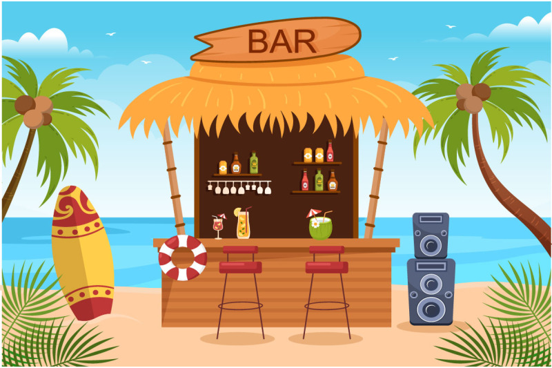 15-bar-or-pub-cartoon-illustration