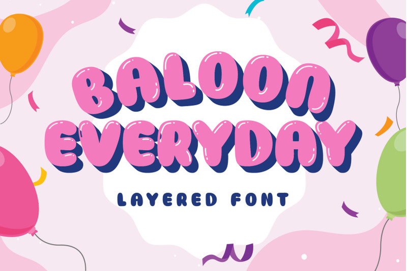 baloon-everyday-layered-font