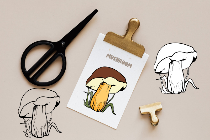 mushrooms-vector-clipart