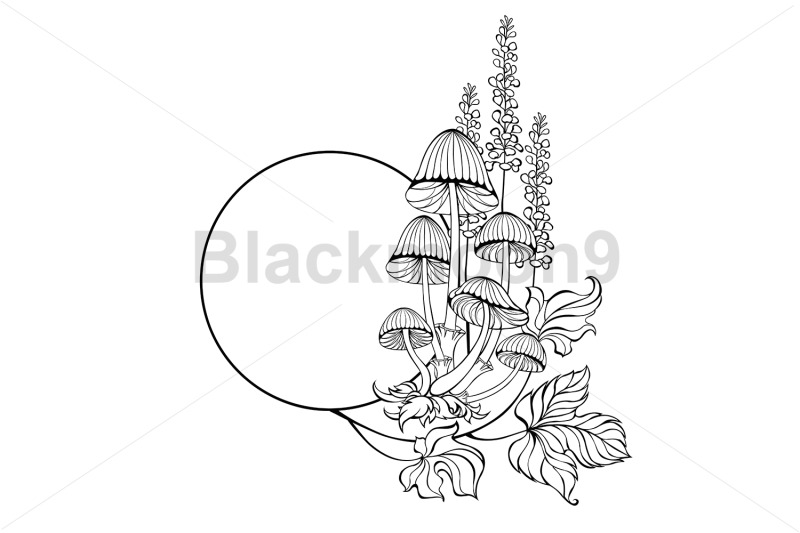 contour-monogram-with-bog-mushrooms