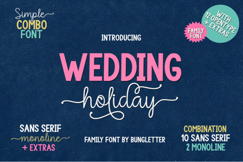wedding-holiday-font-family