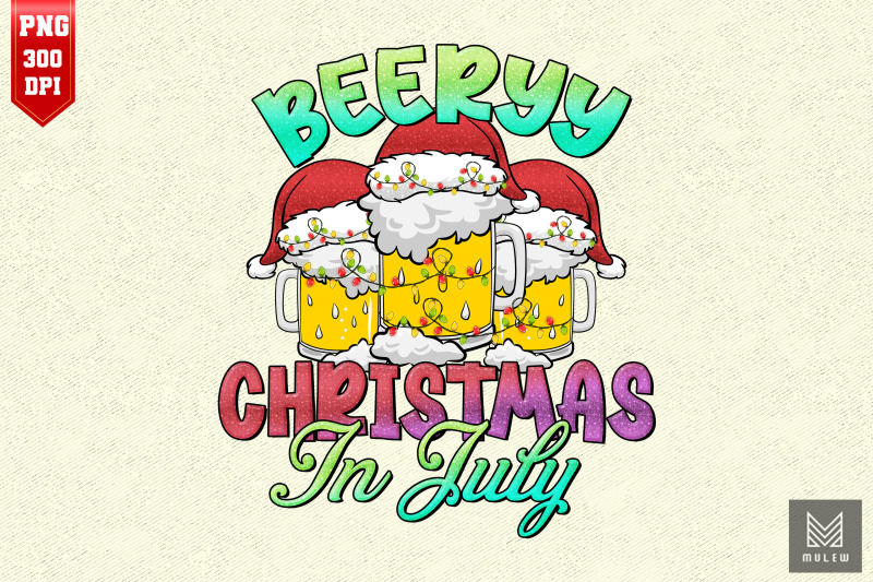 beer-in-santa-hat-christmas-in-july