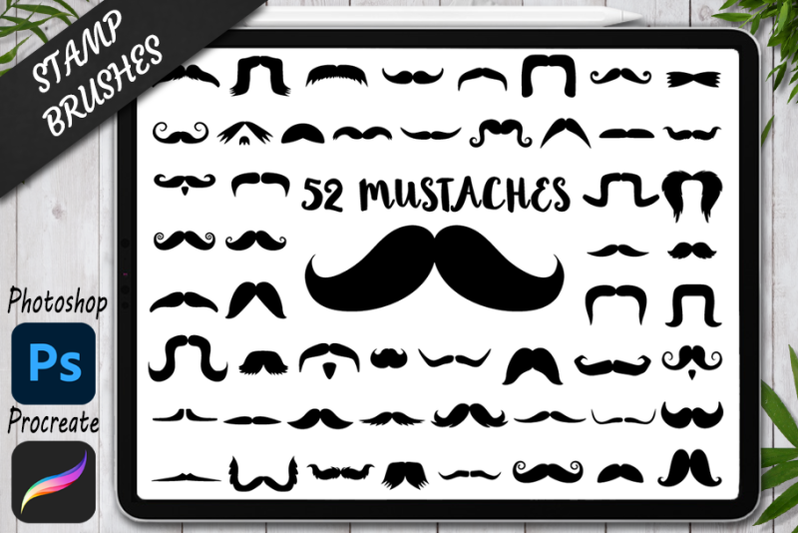 mustaches-stamps-brushes-for-procreate-and-photoshop-ipad-procreate