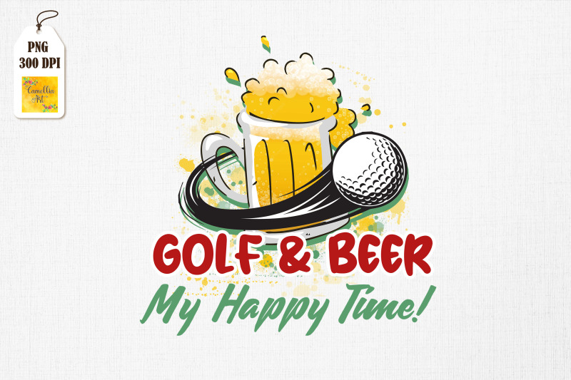 golf-and-beer-my-happy-time