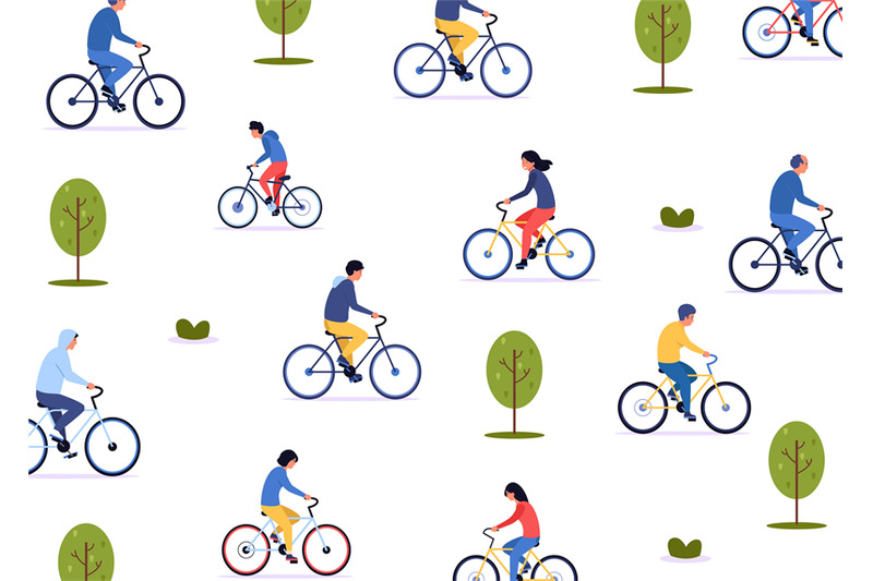 man-on-bicycle-pattern-seamless-print-with-cartoon-bike-rider-active