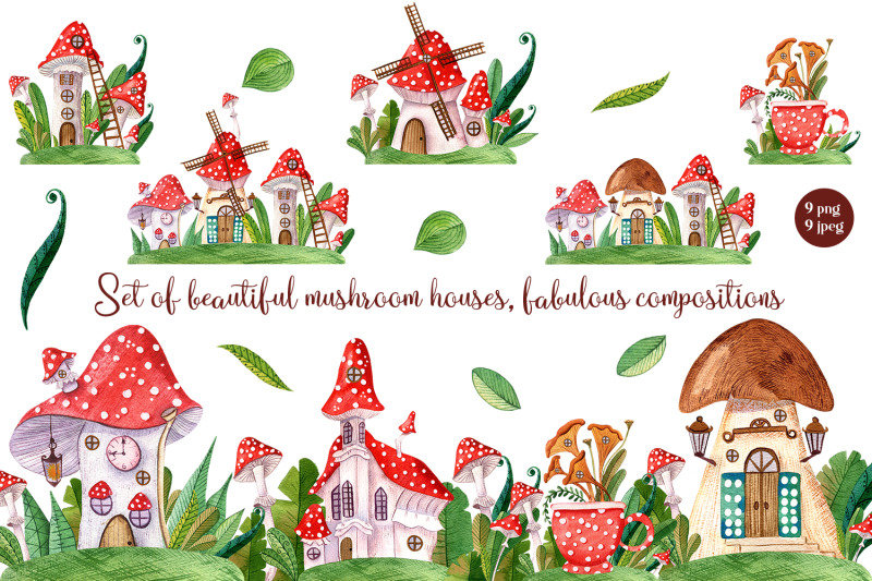 set-of-beautiful-mushroom-houses-fabulous-compositions