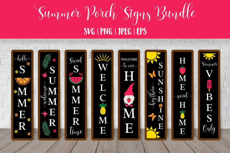 summer-porch-sign-svg-bundle-seasonal-vertical-front-signs